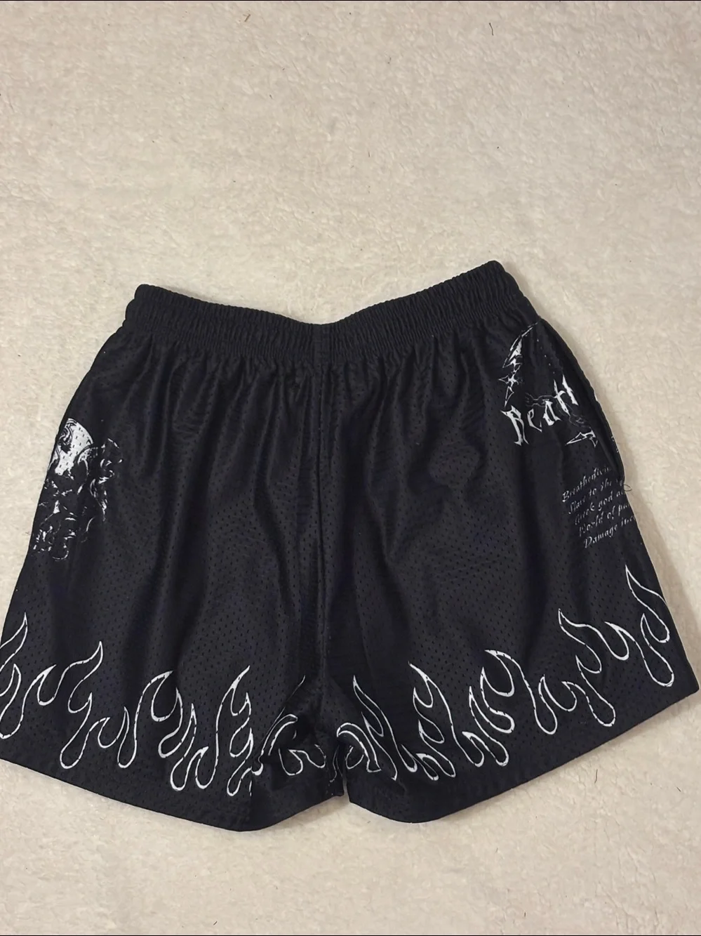 Breathe Divinity War Ensemble Mesh Bodybuilding Medium Shorts